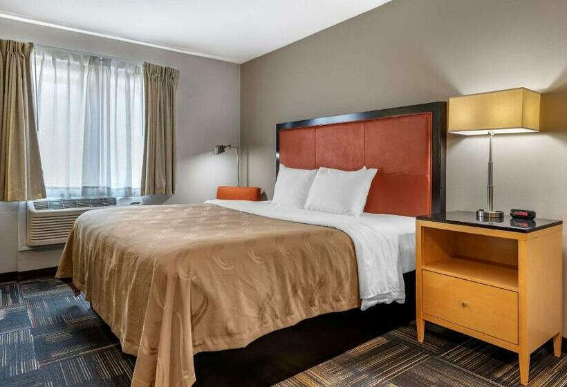 חדר סטנדרט עם מיטת קינג, Quality Inn & Suites Evansville Downtown