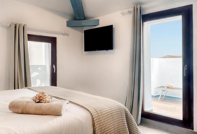 اتاق استاندارد با تراس, Hostal Altea House