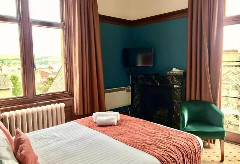 オーシャンビュースタンダードルームバルコニー付き, Purbeck House Hotel & Louisa Lodge