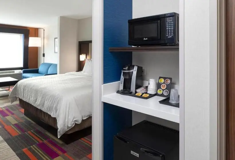 キングサイズベッドのスイートルーム, Holiday Inn Express & Suites   Bourbonnais East   Bradley, An Ihg