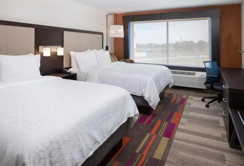 身障者適用スタンダードルーム, Holiday Inn Express & Suites   Bourbonnais East   Bradley, An Ihg
