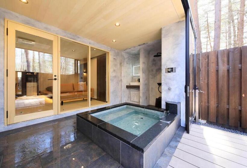 غرفة سوبيريور مطلّة علي الحديقة, Yutorelo Tateshina Hotel With Dogs