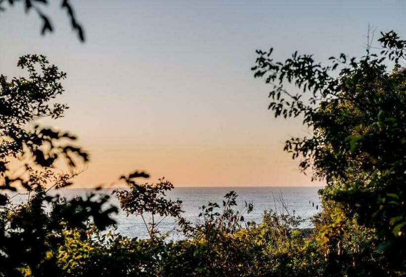 豪华海景房带阳台, Posada La Sabila