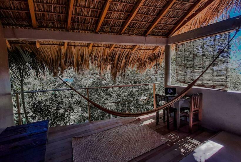 豪华海景房带阳台, Posada La Sabila