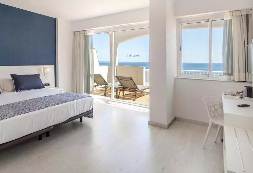 اتاق استاندارد با تراس و چشمانداز پانوراما, Catalonia del Mar - Adults Only