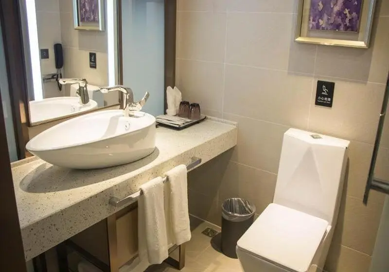 キングサイズベッドのデラックスルーム, Lavande Hotels·taicang Shanghai West Road Nanyang Plaza