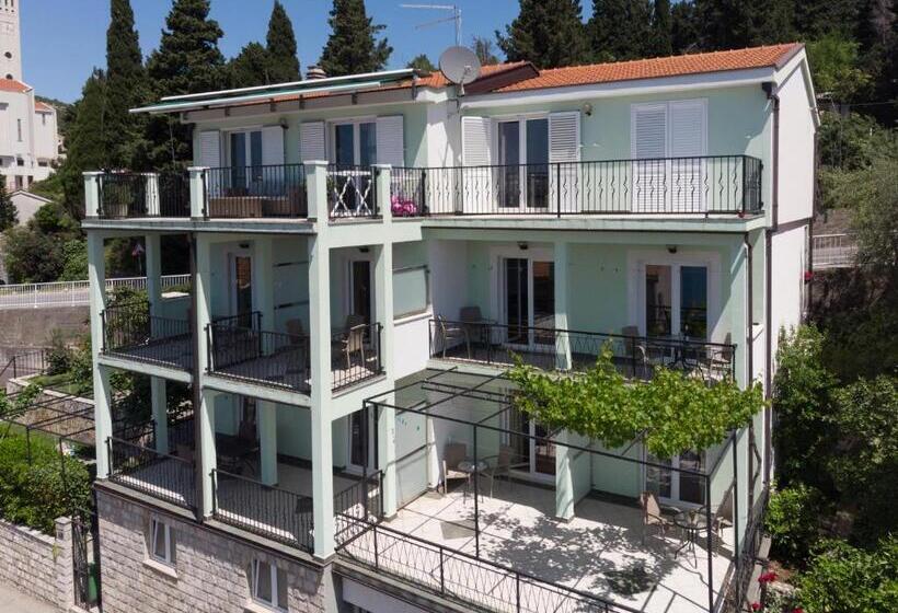 اتاق استاندارد با چشم‌انداز دریا, Apartments & Rooms Leon