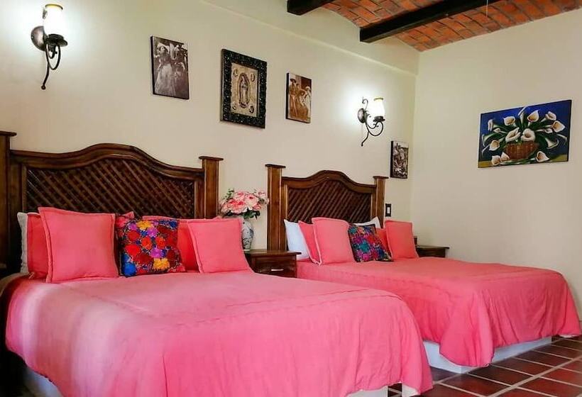 غرفه قياسيه سريرين مزدوجين, Hacienda San Isidro