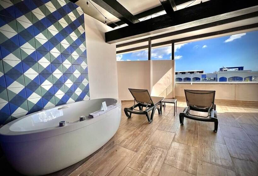テラス付きデラックスルーム, Hard Rock Hotel Riviera Maya   Heaven Adults Only   All Inclusive