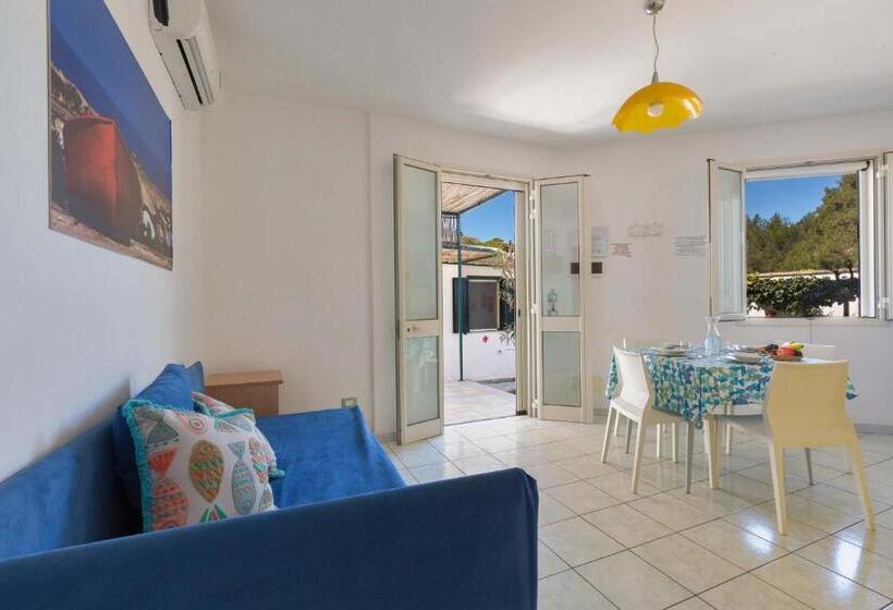 Apartament 1 Sypialnia Wewnętrzny, Residence Punta Cassano   In Piscina Sulla Spiaggia Di Sabbia