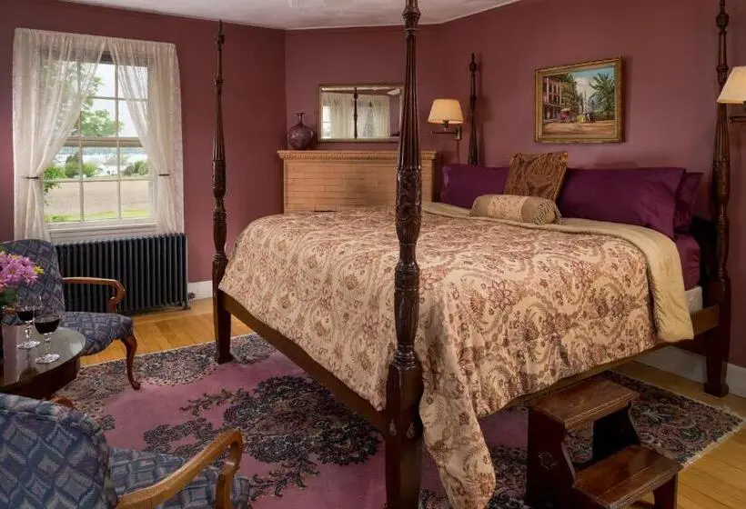 キングサイズベッドのデラックスルーム, Yale Manor B&b & Yurt Glamping