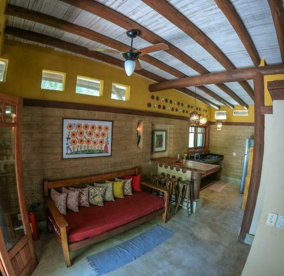 シャレー1寝室, Canto De Jurema Corumbau Glamping, Chalé, Acolhimento E Sustentabilidade