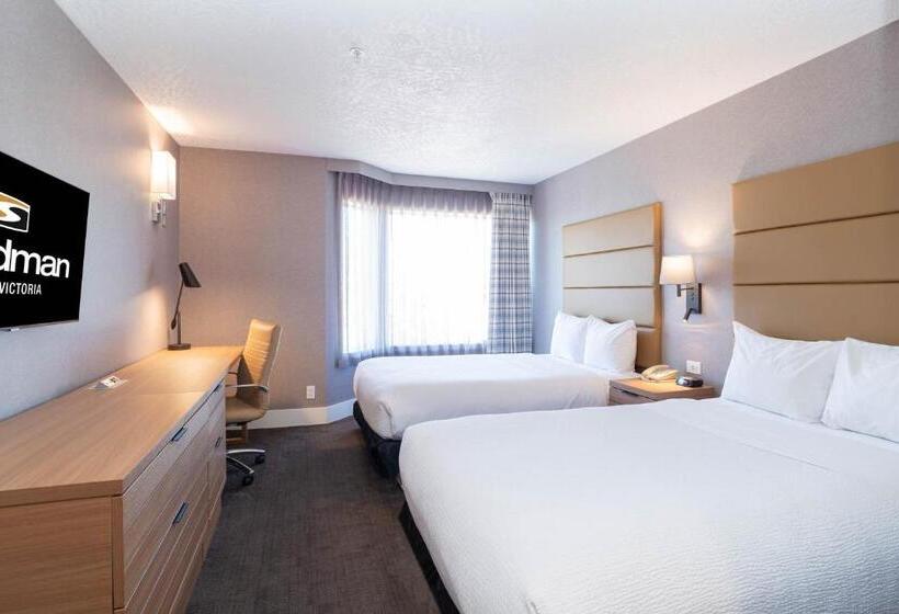 스탠다드 룸 더블 침대 2개, Sandman Hotel Victoria