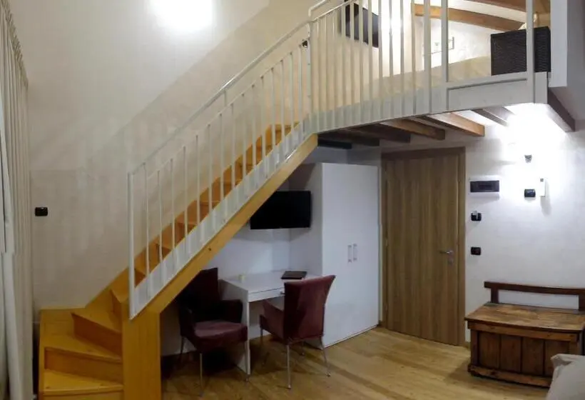 景色の見える一ベッドルームアパートメント, La Baita D'oro Ristorante Residence