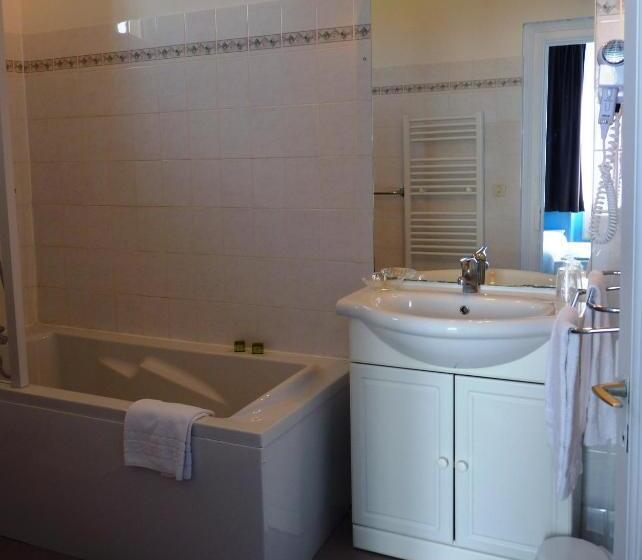 חדר סטנדרט לארבעה, Logis Hôtel Le Cygne