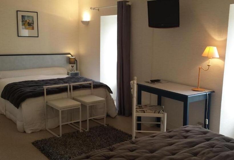 四人标准间, Hôtel Restaurant Beau Rivage