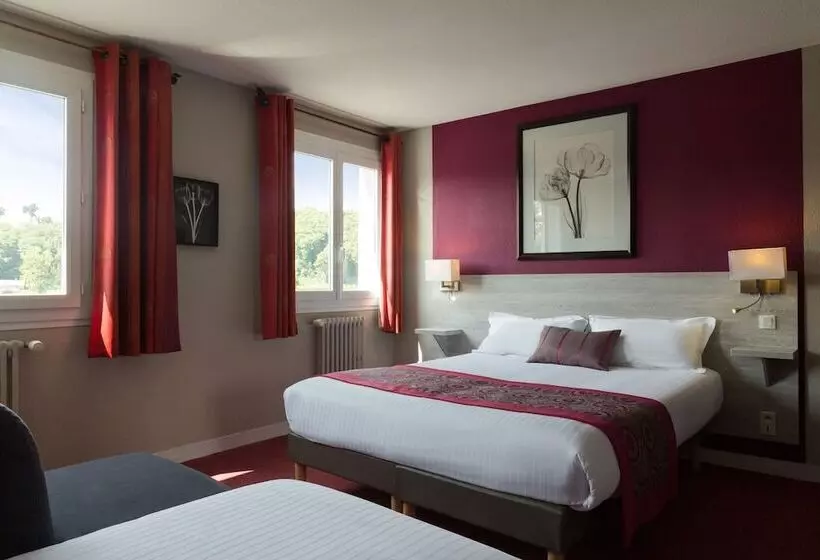 スーペリアトリプルルーム, The Originals Boutique, Hôtel Les Quatre Salines, Le Mont Saintmichel Sud