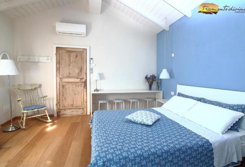 Deluxe Szoba, Tramontodivino B&b