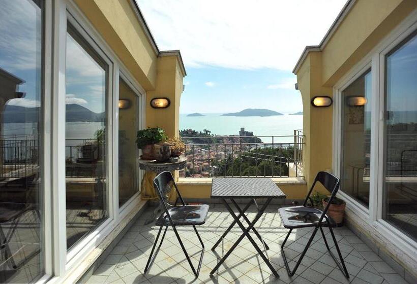 1침실 펜트하우스 아파트, Il Golfo Artisti E Poeti Villa Thea