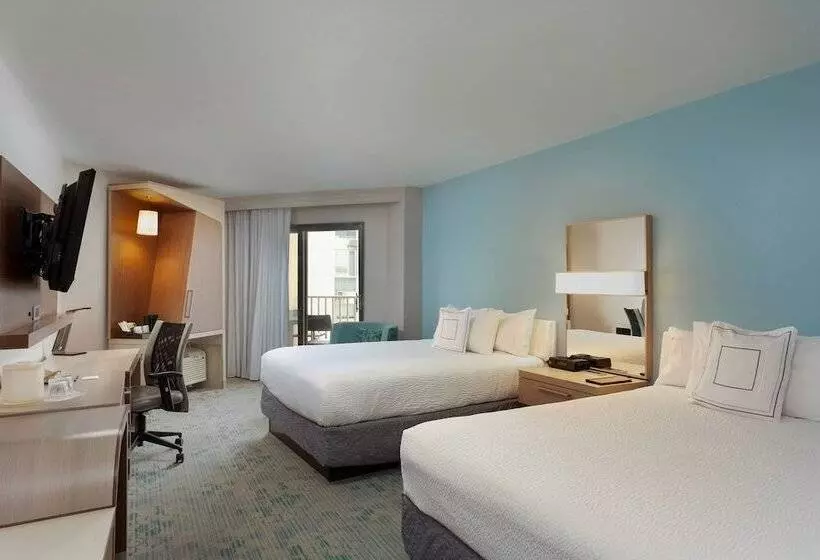 اتاق استاندارد با 2 تخت دوبل, Courtyard By Marriott Isla Verde Beach Resort