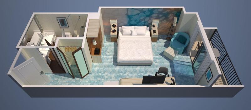 オーシャンビュースタンダードルーム, Courtyard By Marriott Isla Verde Beach Resort