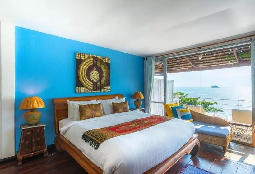 اتاق سوپریور با چشم‌انداز دریا, Koh Chang Cliff Beach Resort