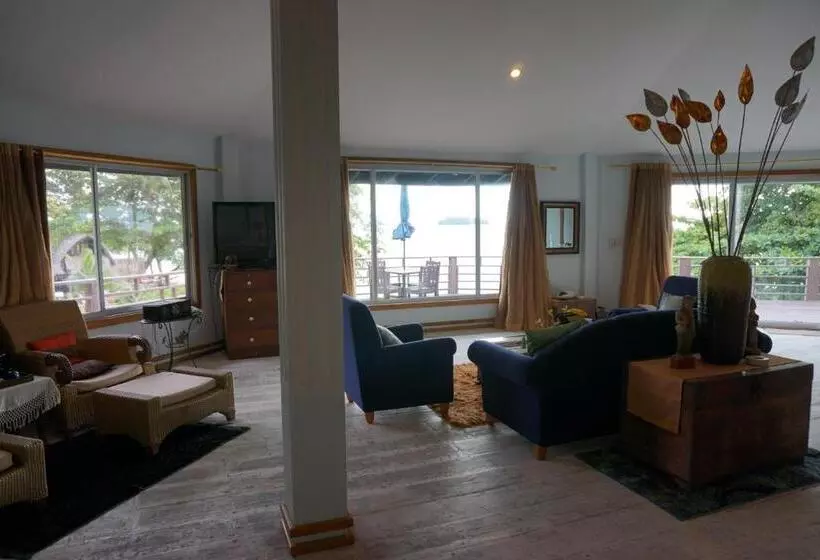 ویلای 2 خوابه با چشم‌انداز دریا, Koh Chang Cliff Beach Resort
