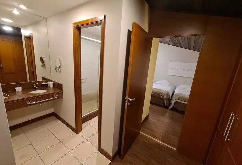 １ベッドルームのデラックスアパートメント, Sky Borges Hotel Alpenhaus   Gramado