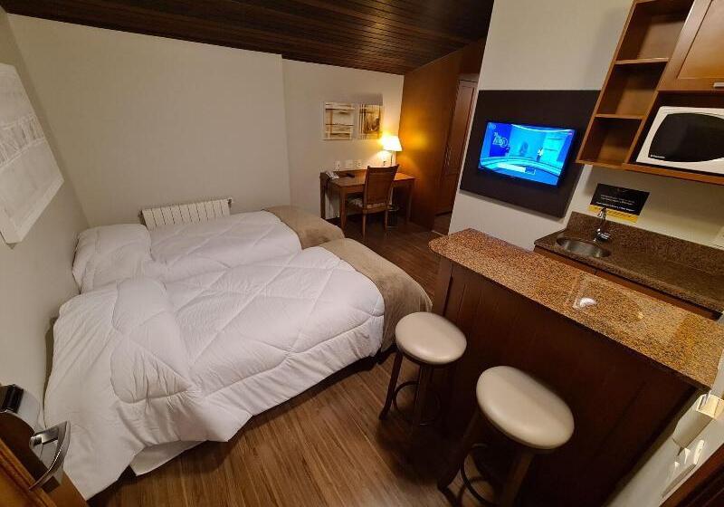 דירת חדר דלוקס, Sky Borges Hotel Alpenhaus Gramado
