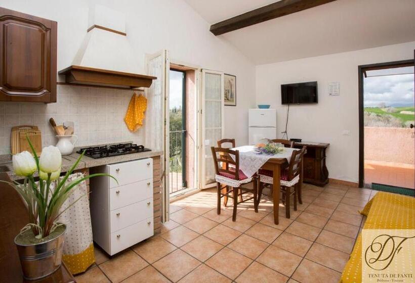 דירה בת חדר שינה 1 עם מרפסת, Tenuta De Fanti Agriturismo