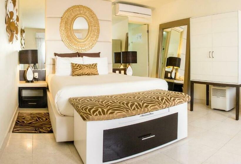 디럭스 룸 킹사이즈 침대, Desire Riviera Maya Resort All Inclusive   Couples Only