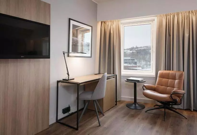Junior suite with river view, Radisson Blu Hotel Nydalen, Oslo