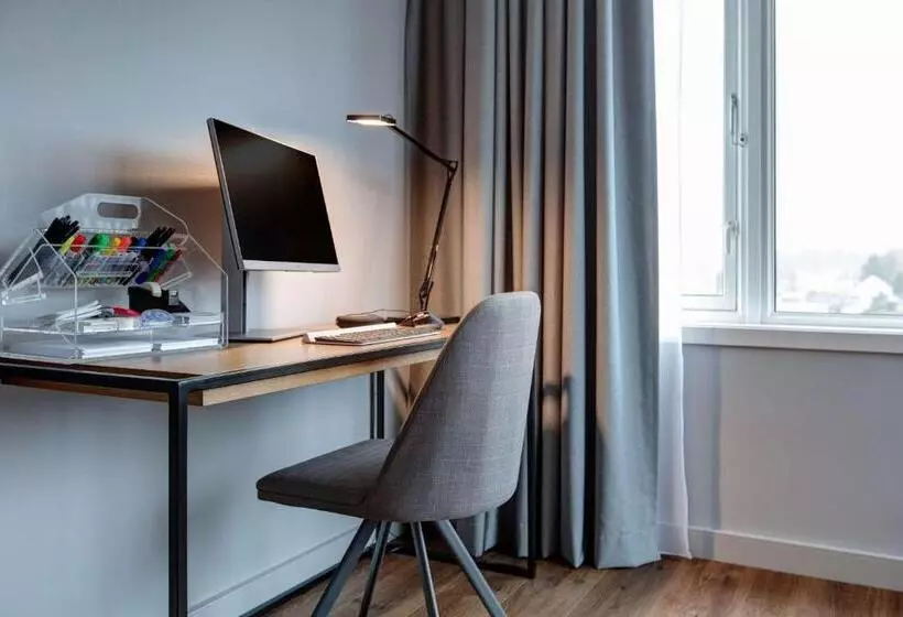 Junior suite with river view, Radisson Blu Hotel Nydalen, Oslo