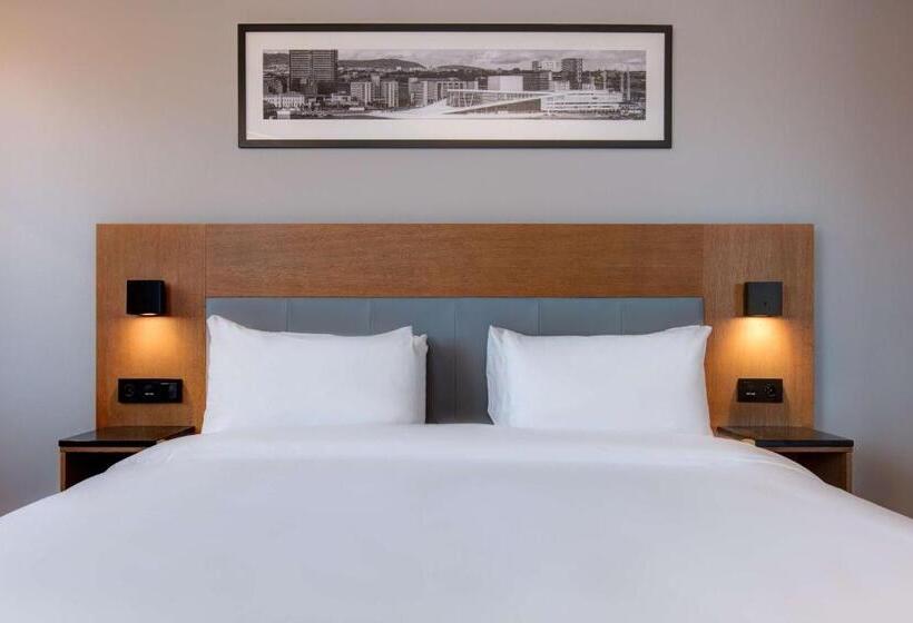 Junior suite with river view, Radisson Blu Hotel Nydalen, Oslo