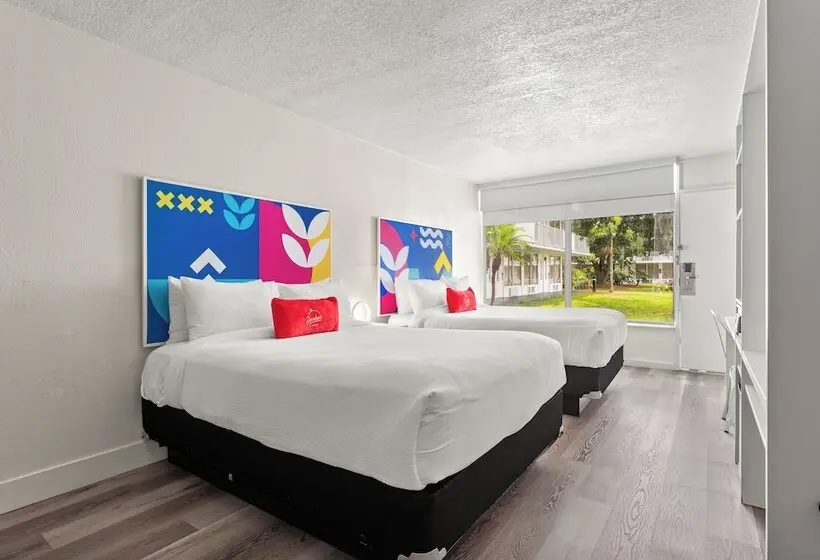 اتاق استاندارد با 2 تخت دوبل, Baymont by Wyndham Orlando Lake Buena Vista South