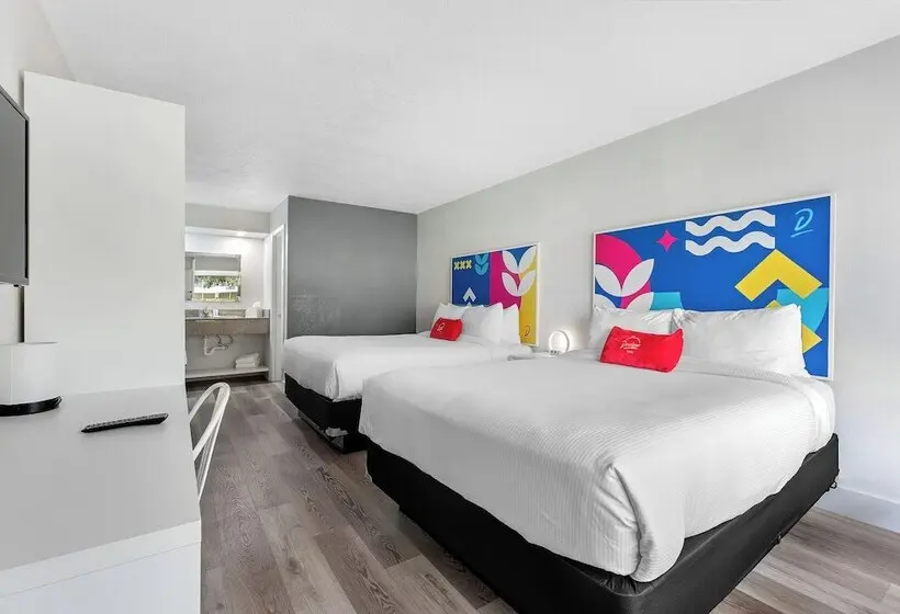 2ダブルベッドのスタンダードルーム, Baymont by Wyndham Orlando Lake Buena Vista South
