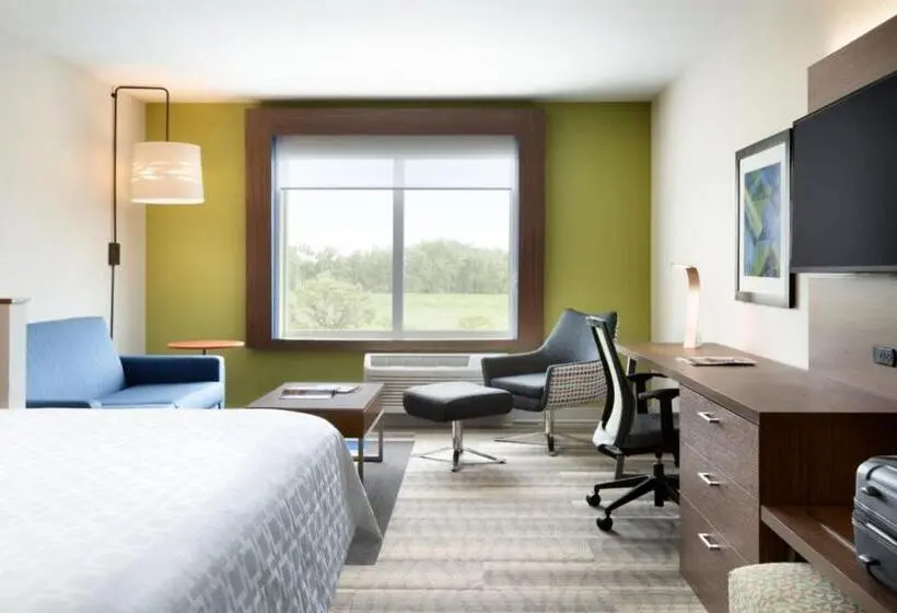 身障者適用キングサイズベッドルーム, Holiday Inn Express & Suites Heath Newark, An Ihg