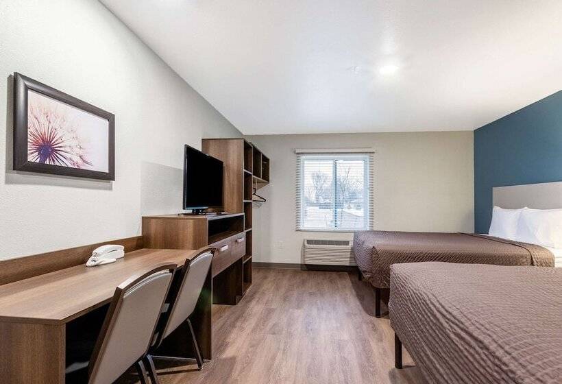 غرفه قياسيه سريرين مزدوجين, Woodspring Suites Indianapolis Airport South