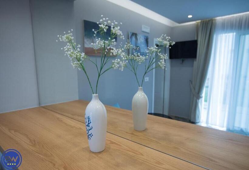 חדר משפחתי, Blue Water Hotel Ksamil