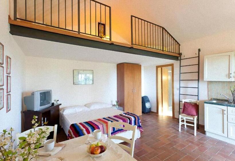 带海景的标准工作室, Agriturismo Antico Podere Il Polveraio