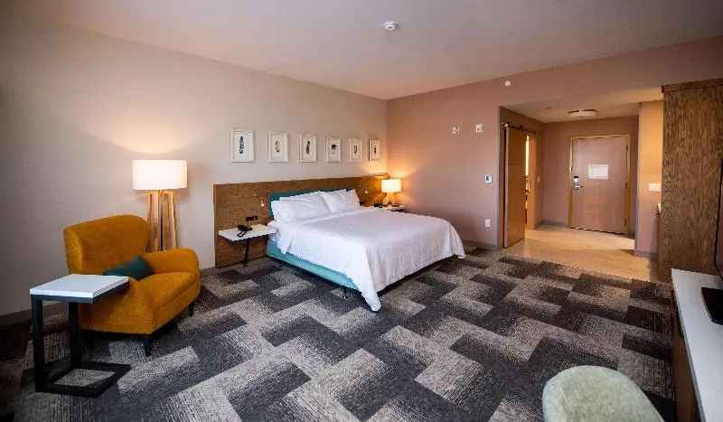 اتاق استاندارد با تخت بزرگ برای معلولان, Hilton Garden Inn Moncton, Nb