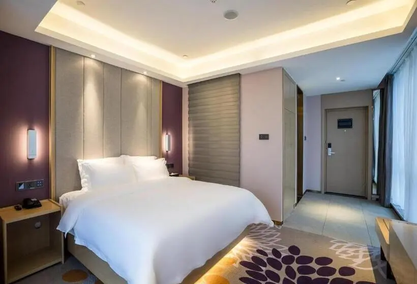 キングサイズベッドのデラックスルーム, Lavande Hotel Luzhou Wanda Plaza Southwest Commercial City