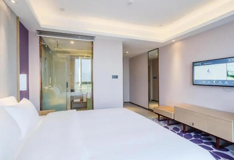 キングサイズベッドのデラックスルーム, Lavande Hotel Luzhou Wanda Plaza Southwest Commercial City