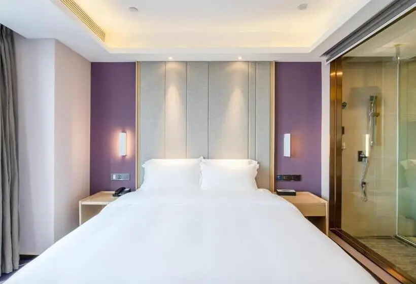 キングサイズベッドのデラックスルーム, Lavande Hotel Luzhou Wanda Plaza Southwest Commercial City
