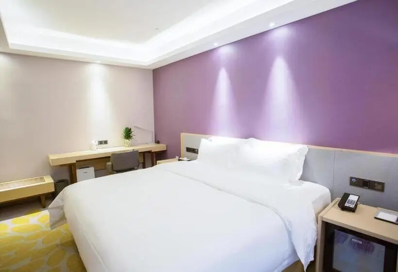 キングサイズベッドのデラックスルーム, Lavande Hotel Nanchang West Railway Station Guobo Subway Station