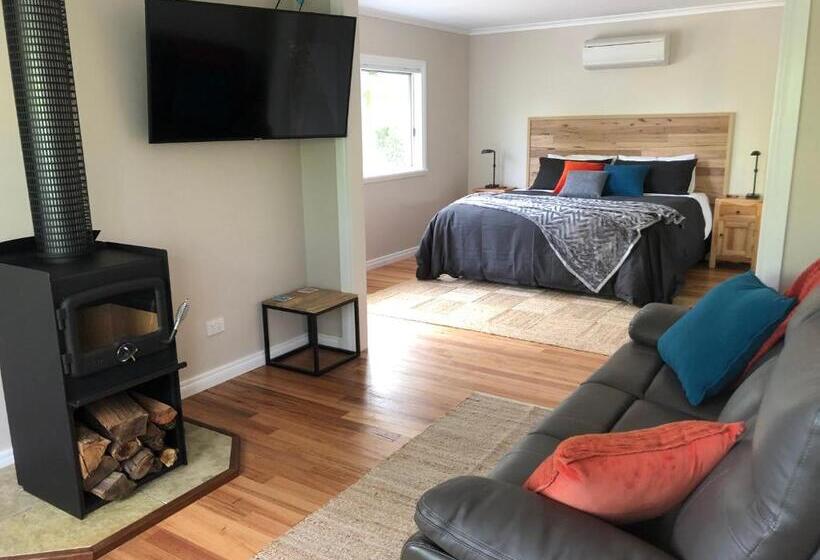 חדר דלוקס עם מיטת קינג, Mole Creek Hideaway