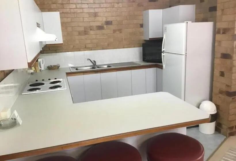 プールの見える1ベッドルームアパートメント, Bribie Waterways Motel