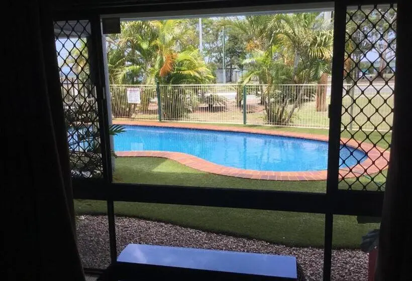 プールの見える1ベッドルームアパートメント, Bribie Waterways Motel