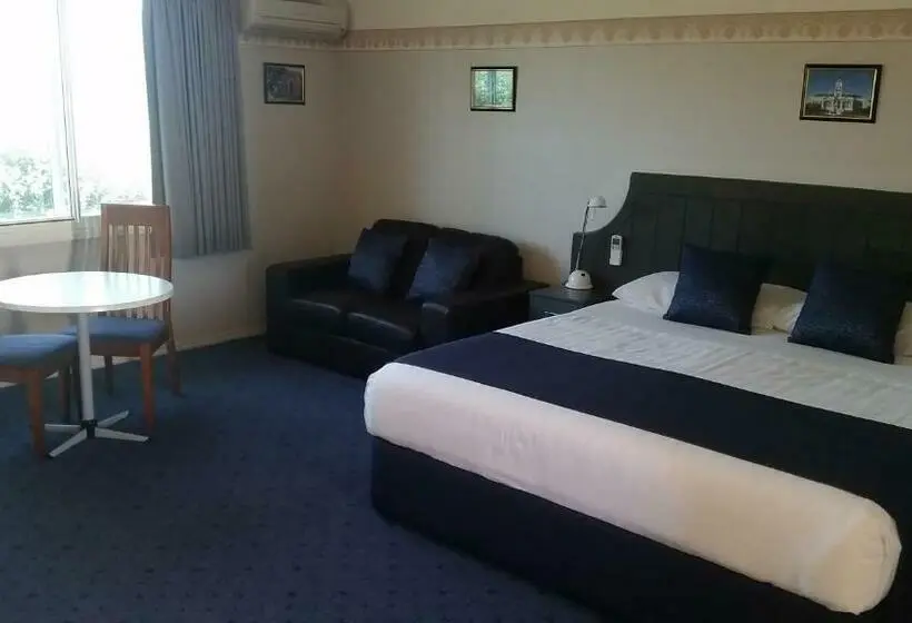キングサイズベッドのスタンダードルーム, Ararat Southern Cross Motor Inn
