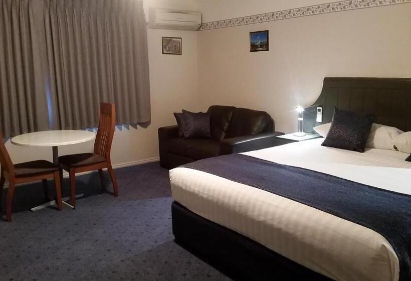 스탠다드 룸 킹사이즈 침대, Ararat Southern Cross Motor Inn